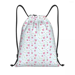 Shopping Bags Custom Sarah Kay Flowers Drawstring Men Women Lightweight Children's Painter Sports Gym Storage Backpack