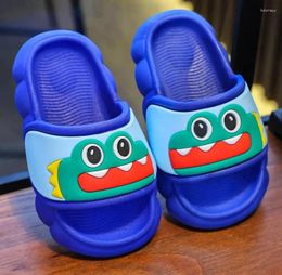 Slippers Children's Sandals For Boys Girls Summer Cartoon Cute Anti Slip Indoor Shower Soft Sole Women's