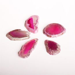 Factory Arts Crafts Pendants Polished Agate Light Table Slices Geode Agate Slab Cards minerals stone rocks Slice with or without T4114696