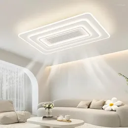 Living Room Leafless Fan Lamp Integrated Modern Minimalist And Magnificent Bedroom Light Dining LED Ceiling Luminaire Surfa