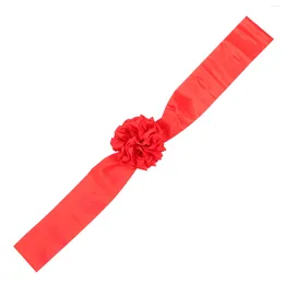 Decorative Flowers Ribbon Cutting Ornament Flower Ball Wedding Ceremony Decorations Pick The Car Cloth Ribbon-cutting