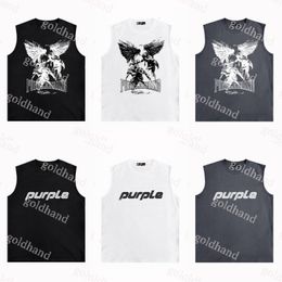 Designer Mens Shoulder Vest Fashion Street Sleeveless T Shirt Clothing Summer Sport Tank Tops