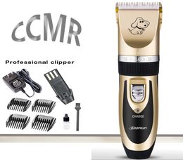 Professional luxury Electric Pets s Shaver Shears & Combs for dog and cat cutting grooming tool trimmer easy charge & use7476679