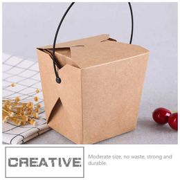 Disposable Dinnerware Paper box food delivery paper fried Chinese chicken disposable French lunch to container fries baked packaging Q2405076