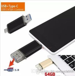 USB 30 OTG Dual Micro USB Flash Pen Thumb Drive Memory Stick for Phone PC mixed color2815980