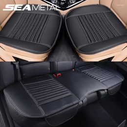 Car Seat Covers Leather Automobiles Interior Seats Cover Cushion Universal PU Seat-Cover Auto Protector Mats Accessories