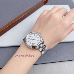 Cartre Luxury Top Designer Automatic Watches Classic Key Series Precision Steel Mechanical Watch Womens Wscl0006 with Original Box