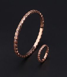 Simple fashion Jewellery bangle bracelet hive womens gold bracelet bangle single row diamond bracelet ring Jewellery whole8506554