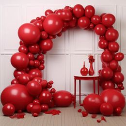 Party Decoration 132pcs Set Hanging Swirls Latex Balloon Streamers Birthday Balloons Decorations