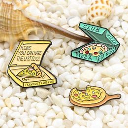 Brooches Food Pizza Brooch For Girls Women Beautiful Rose Daisy Badge Fashion Backpack Enamel Pins Jewellery Valentine's Day Gifts