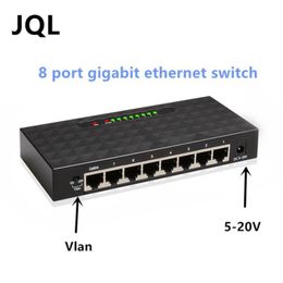 8 ports Gigabit 10 100 1000M fast ethernet switch Vlan switch257J8929314