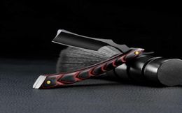 Professional Barber Razor Straight Edge Cut Throat Razor Vintage Wood Handle Stainless Steel Single Edge Blade Shaving Razor P086889669