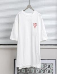 Paris designer tees mens embroidery Printed Love letter luxury short sleeve calssic tshirt summer fashion clothing women Casual t5002335