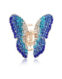 Women Full filled Crystal Rhinestone Hair Claw Butterfly Hair Clamps Hairpins Accessories Luxury hair Jewellery for Girls gift 5759709