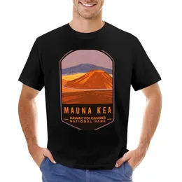 Men's Polos Mauna Kea Hawaii Volcanoes National Park T-Shirt Vintage Tops Blanks Short Sleeve Tee Mens Graphic T-shirts Pack