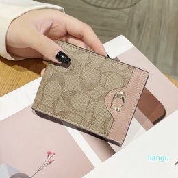 2024 Leather Female Small Card Bag Short Women's Purse ly Bags 's s