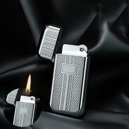 Hy083 Wholesale Metal Lighter Refillable Gas Unfilled Cigarette Lighters