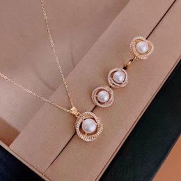 As Original Designer Beads Women's Neck Chain Kpop Pearl Pendant Necklace Gold Color Goth Chocker Jewelry Pendant Necklaces Collar for Girl Drop Shipping YMN158