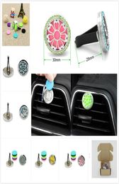 Highgrade Stainless Steel Mini Car Vent Clip Essential Oil Diffusers Keeping Fresh Car Accessories Aromatherapy Perfume Box Clip 6986088