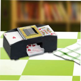 Bins Automatic Playing Card Shuffler Mixer Games Poker Sorter Machine Dispenser for Travel Home Festivals Xmas Party Battery Operated