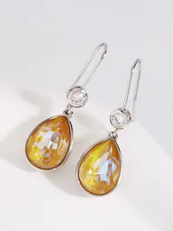 Dangle Earrings Trendy Hanging Made With Crystals From Austria For Girls Party Wedding Water Drop Earing Female Jewellery Gift