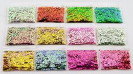 Nail Glitter 10gbag Mix Size 3mm 4mm 5mm Four Point Stars Chameleon Holographic Star For Polish Decor Sequins CPD102652842344