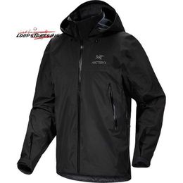 Jacket Outdoor Zipper Waterproof Warm Jackets AR Jack - Men Black KSOG