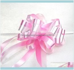 Sashes Chair Ers Textiles Garden10Pcs Pull Bow Ribbons Romantic Home Decor Diy Flower Wedding Birthday Party Gift Packing Sashes4585012