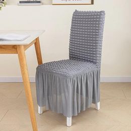 Chair Covers 1pc -selling European Style Bubble Wrap Cover Dining Table Backrest For Living Room