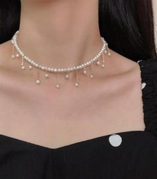 Women Lady Bracelet Tennis Chokers Freshwater Pearls handmade necklaces Jewellery For Female Party Wedding Engagement Gift294l6365523