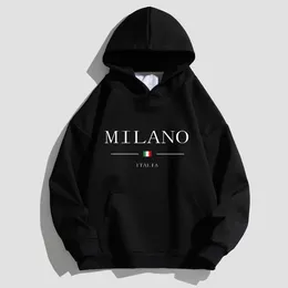 Men's Hoodies Autumn And Winter Cotton Sports Hooded Sweatshirts For Men Women With Urban Fashion Lettering Oversized Casual Sweaters