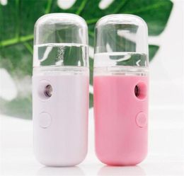 30ML Mini Nano Facial Sprayer USB Nebulizer Face Steamer Humidifier Hydrating Antiaging Wrinkle Women Beauty Skin Care Tools XB18025503