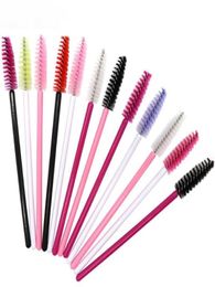 50Pcslot Eyelash Brushes Makeup Brushes Disposable Mascara Wands Applicator Spoolers Eye Lashes Cosmetic Brush Makeup Tools5457059