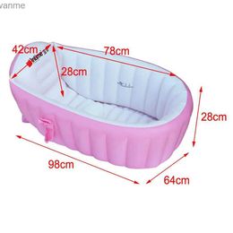 Bathing Tubs Seats Inflatable home swimming pool portable bathroom bathtub suitable for children newborns baby gardens water games WX