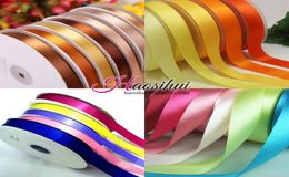 6mm51mm Width 100yards Satin Ribbon Wedding Party Festive Event Decoration Crafts Gifts Wrapping Apparel Sewing Fabric Supplies7362788172