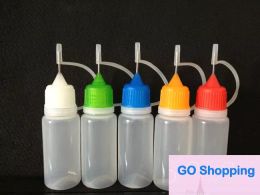 wholesale Empty Bottle Needle Bottle For Eye Juice Plastic Dropper Bottles With Metal Tips