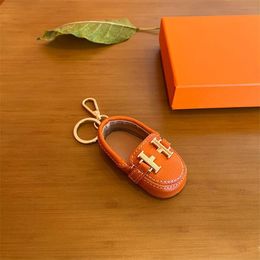 Leather key chain H small shoes bag pendant new multi-color hot style source manufacturers pendant cross-border exclusive for direct sales