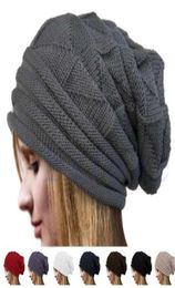 HIRIGIN Newest Men Women Knit Oversize Baggy Slouchy Beanie Warm Winter Hat Ski Chic Cap Skull Fresh Fashion Autumn Girl2907808