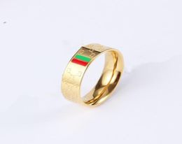 High quality designer stainless steel Band Rings fashion jewelry men039s wedding promise ring women039s gifts2982467