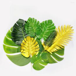 Decorative Flowers Artificial Palm Leaves Scattered Tail Candida Plants Table Decorations Wedding Birthday Party Home Decor