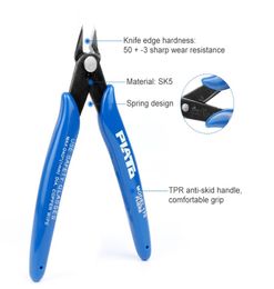 Plato 170 Nipper Pliers Cutting Tools Electrical Tools Wire Cable Cutters Side Cutting Diagonal Pliers Mini Pliers2234385
