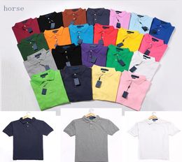 Designer Mens tshirts Frence horse pony Brand Polo shirts women fashion Embroidery letter Business short sleeve calssic tshirt1792734