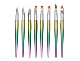 PiecesSet Of Nail Brush Pen Painting Set Used To Draw Patterns Set Art Tools Brushes8622663