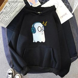 Men's Hoodies Napstablook Ghost Kawaii Undertale Game Sweatshirt For Men Cartoon Graphic Pullovers Hooded Women Hoodie Winter Clothing