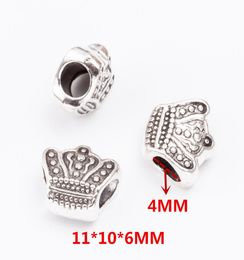 Wholesale Zinc alloy Europe Crown Large hole beads For DIY Jewellery making accessories 69201169942