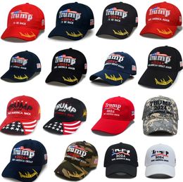 Party Hats Trump 2024 Slogans Embroidered Baseball Cap sun Caps Strapback duck tongue hat LT962