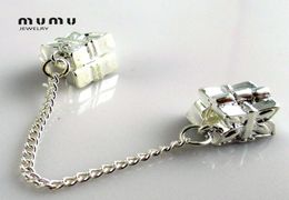 Diy Jewelry Findings Butterfly Silver Plated Charm Safety Chains Wintersweet Loose Beads For European Style Big Hole Charms Bracel8365335
