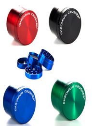 40mm CHROMIUM CRUSHER Herb Grinders 50mm 55mm 63mm Diameter 6 Colours Tobacco 4 Parts Tobacco Crushers 5915C1057882