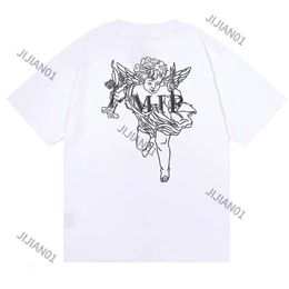 Men's Casual Summer Clothing Angels Print Clothing Crew Neck shirt Men Women Designer Tees T Shirt Mens Streetwear Tshirt European Size S-XL