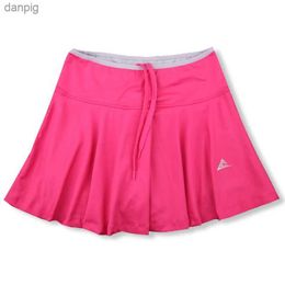 Skirts Women Outdoor Sports Quick Dry Running Badminton Clothes Tennis Workout Skirt Training Short Skirt With Pocket Y240508
